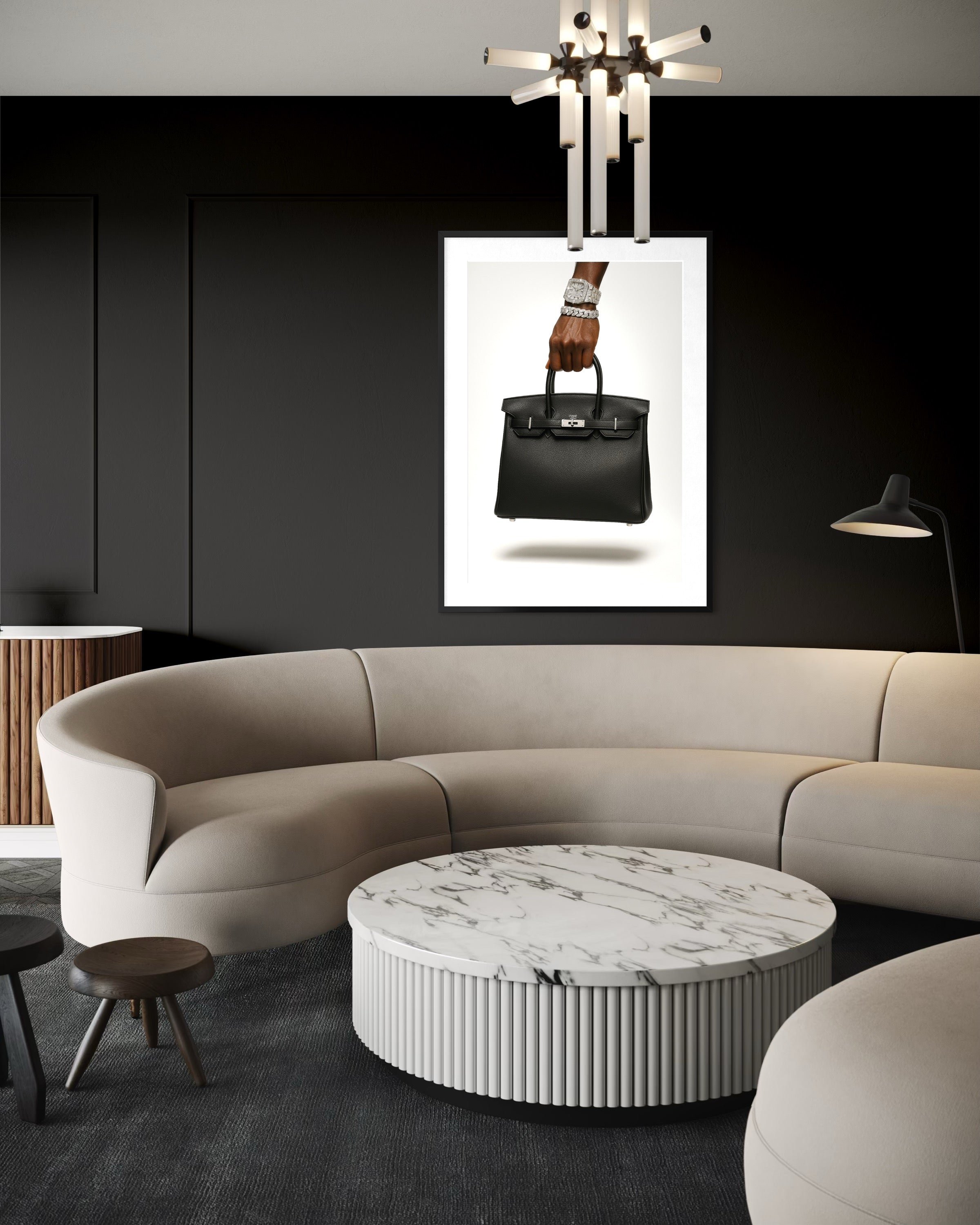 Wealth in Hand — Luxury Handbag Poster |