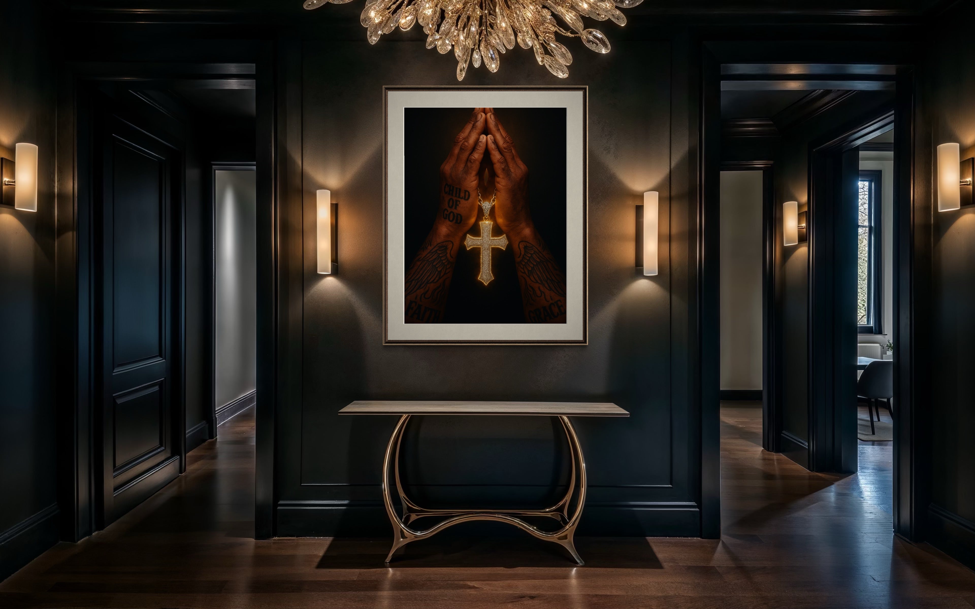 Grace & Power Poster Faith Edition Matte Vertical Wall Art