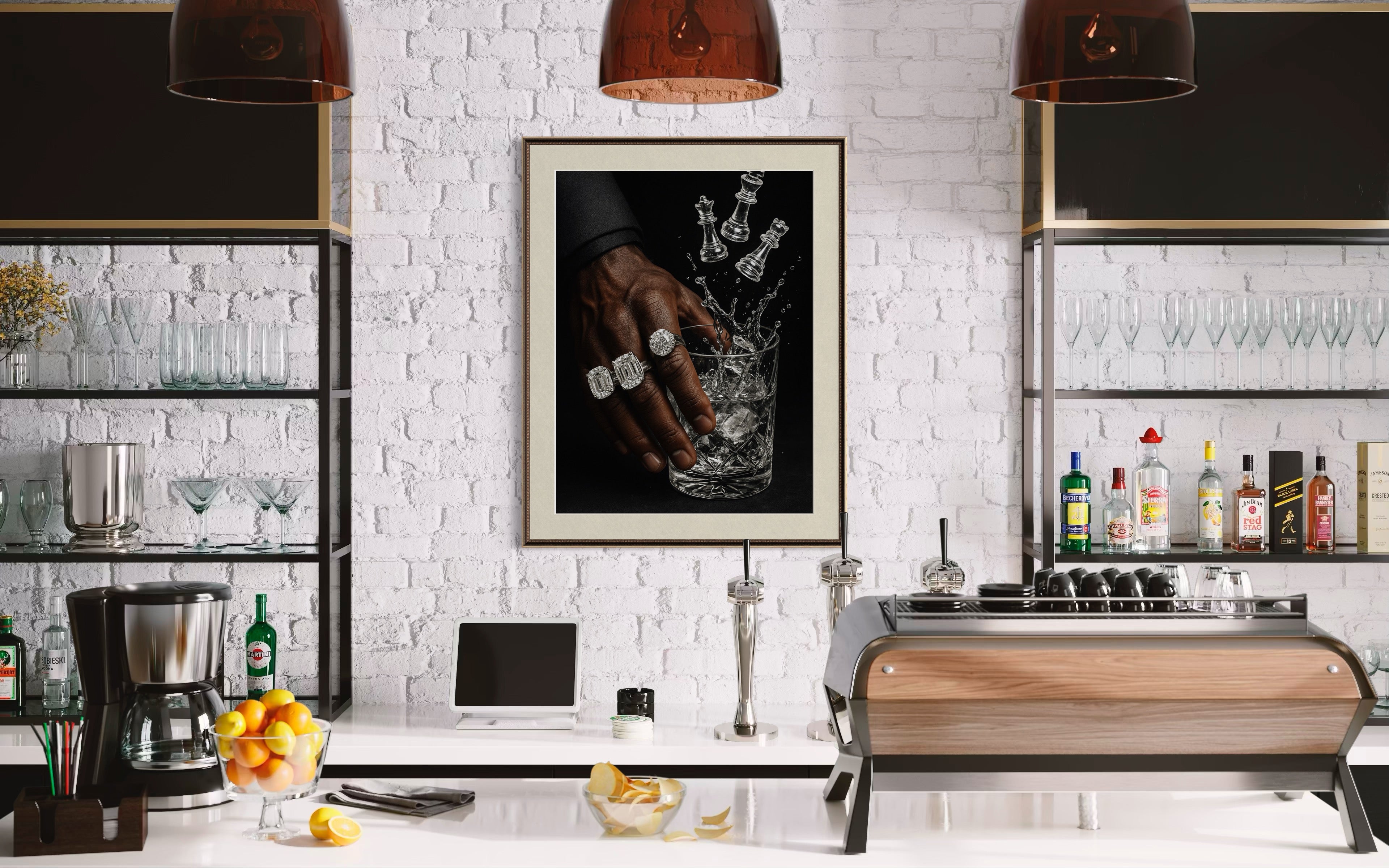 Crown Move — The Final Pour Art Print